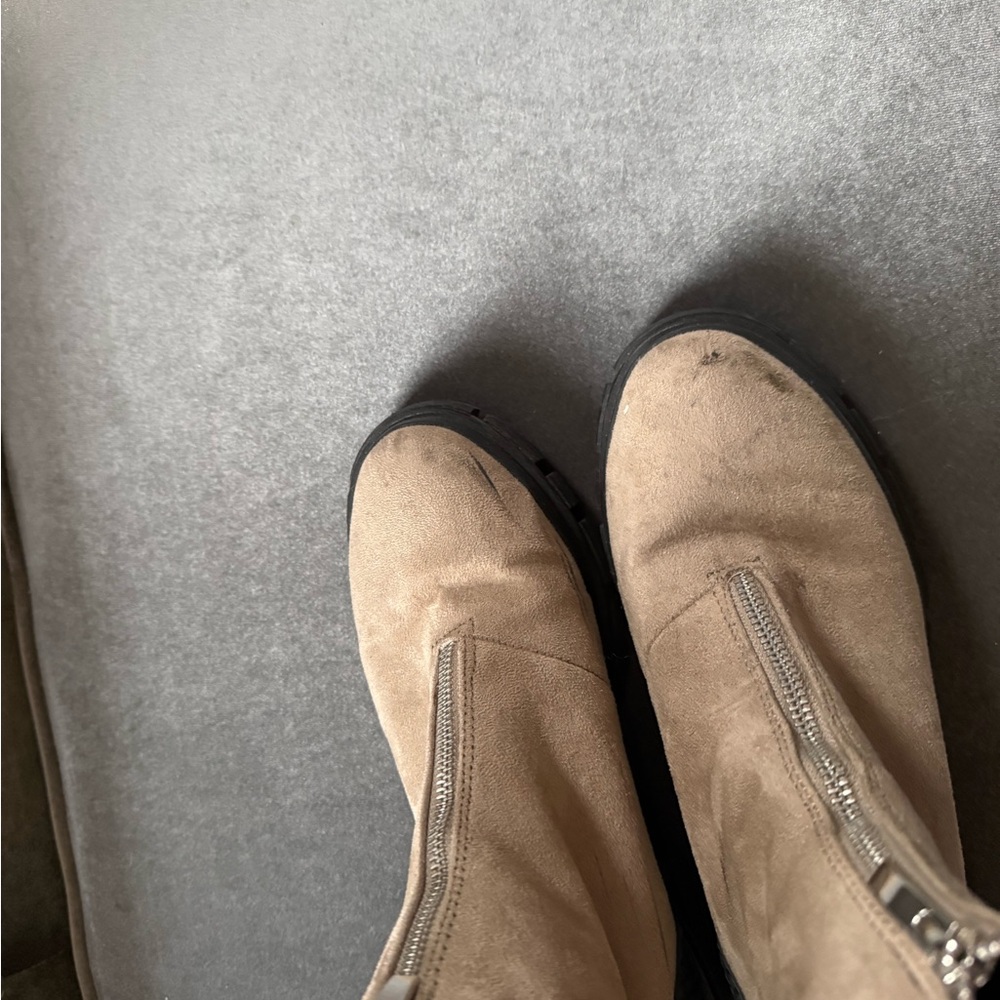 Mix No. 6 Beige Ankle Booties
